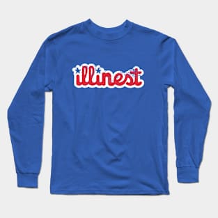 Illinest Phillies Distressed Shirt Long Sleeve T-Shirt